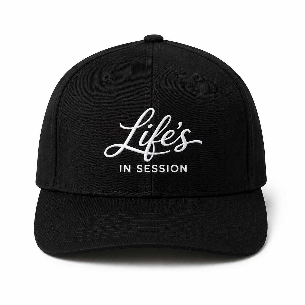 Embroidered 'Life's A Lesson' Snapback Hat
