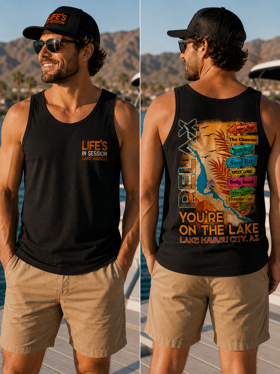 Men's Lake Havasu City Tank Top