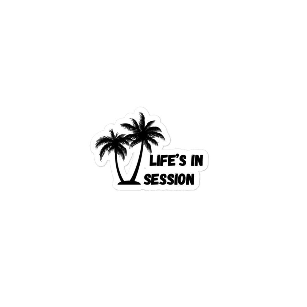 Life's In Session Palm Tree Sticker