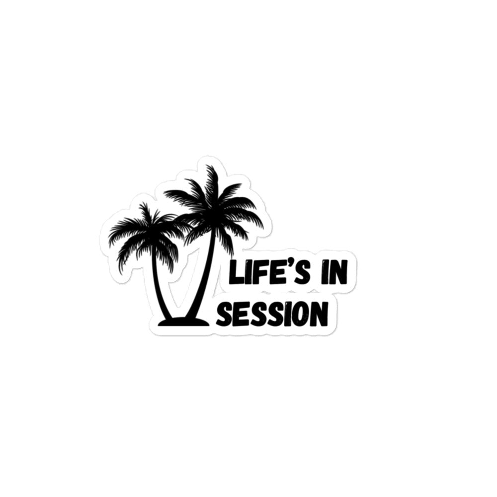 Life's In Session Palm Tree Sticker